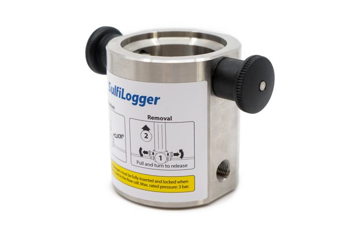 Gas flow cell